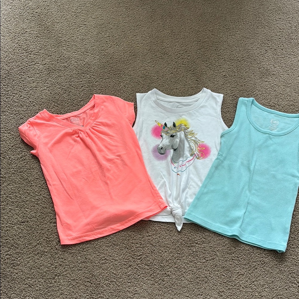 Lot of 3 short sleeve shirts Sz 6/6x